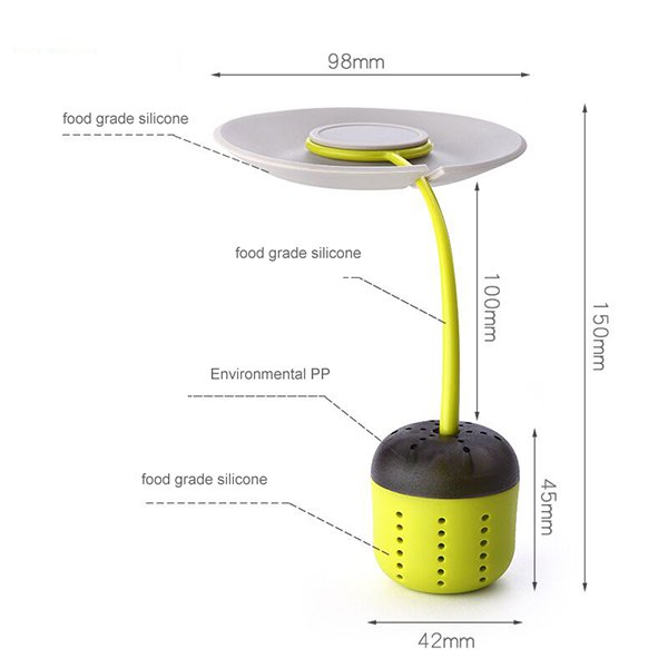 栗子造型矽膠濾茶器_6